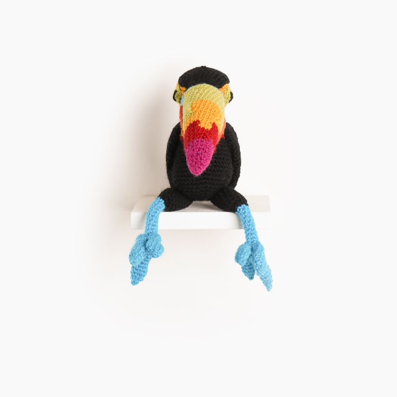 Isabella the Rainbow Toucan Crochet Pattern